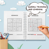 Intermediate and Advanced Level Logic Puzzles Workbook with Number Fill-Ins style9