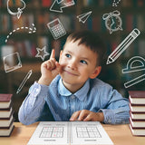 Intermediate and Advanced Level Logic Puzzles Workbook with Number Fill-Ins style9