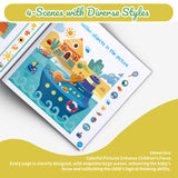 IQBoost Series: Enhance Kids' Cognitive Skills with Objects and Scenes Recognition Practice Books Series Set style6