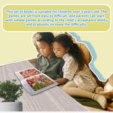 Interactive Recognition Series: Help Kids Improve Concentration with Coloring and Exercise Books Series Set style5