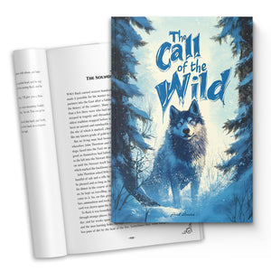 Printed Jack London adventure fiction book for teens and adults