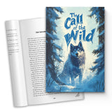 Printed Jack London adventure fiction book for teens and adults