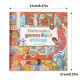 Kids math activity book for number skills, logic thinking, and problem-solving