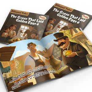 Bilingual Tales: The Goose That Laid the Golden Eggs – English & Spanish Storybook