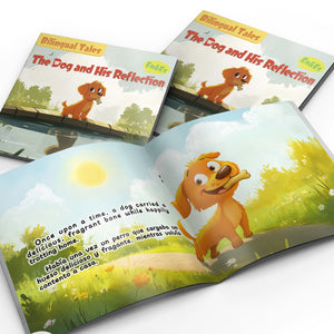 Bilingual Tales: The Dog and the Shadow – English & Spanish Storybook