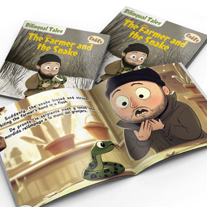 Bilingual Tales: The Farmer and the Snake – English & Spanish Storybook