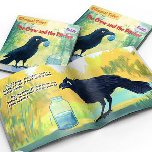 Bilingual Tales: The Thirsty Crow – English & Spanish Storybook