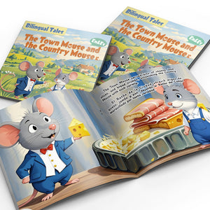 Bilingual Tales: The City Mouse and the Country Mouse – English & Spanish Storybook
