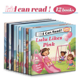 Lulu 12-Book Early Reader Set for Phonics and First Reading product image 9 showing printed book details for screen-free reading and learning