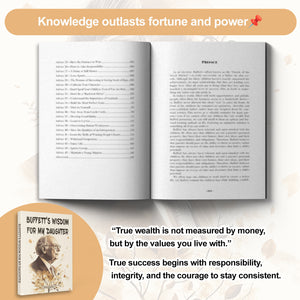 Buffett’s Wisdom for My Daughter, Timeless Book of Life Lessons, Success Mindset, and Personal Growth for Adults