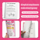 How to Draw Anything for Kids Step-by-Step Cute Doodle Drawing Book product image 6 showing printed book details for screen-free reading and learning