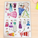 Ages 3-6 Little Princess Lisa book for screen-free dress-up play