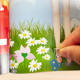 Little Princess Linda Dress-Up Sticker Book product image 7 showing printed book details for screen-free reading and learning