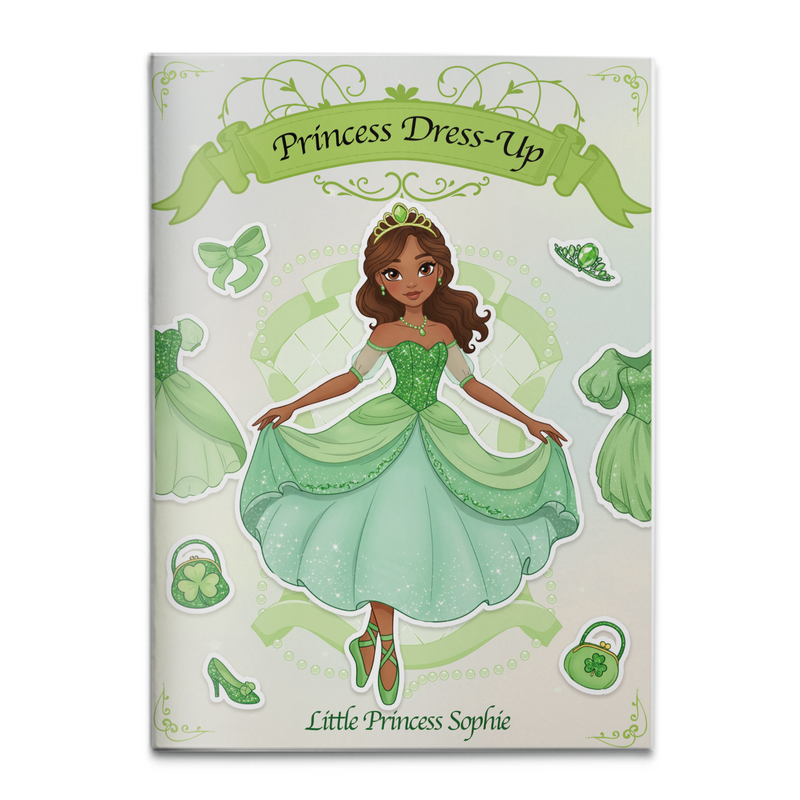 Little Princess Sophie Dress-Up Sticker Book cover