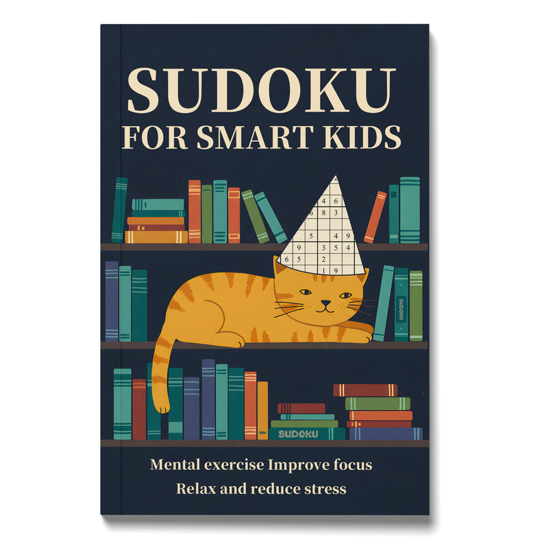 Sudoku for Smart Kids Animal Library 2-Book Set covers