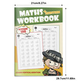 Kids vertical addition workbook within 100