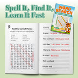 WORD SEARCH: Find the Hidden Phrases – Fun Word Puzzle Game for Kids