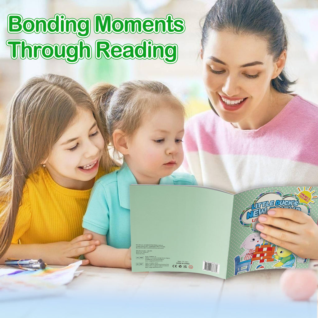 Little Thinkers: Little Duck's New Friend product image 7 showing printed book details for screen-free reading and learning