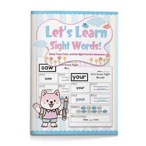 Let's Learn Sight Words Workbook cover