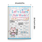 Read trace write sight word worksheets for kids
