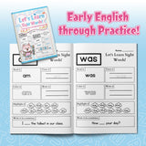 Kindergarten sight words practice book