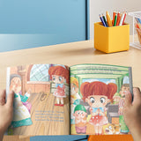 Selected Fairy Tales The Red Dancing Shoes Picture Book product image 5 showing printed book details for screen-free reading and learning