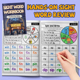 Sight Word Workbook: Spin Grab Write product image 7 showing printed book details for screen-free reading and learning