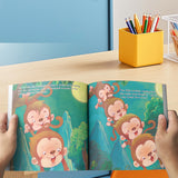 Selected Fairy Tales The Monkeys and the Moon Picture Book product image 5 showing printed book details for screen-free reading and learning