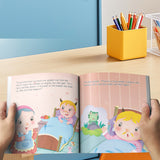 Selected Fairy Tales The Devil's Three Golden Hairs Picture Book product image 5 showing printed book details for screen-free reading and learning