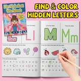 My Alphabet Workbook: Letter Recognition product image 7 showing printed book details for screen-free reading and learning