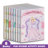 Princess Dress-Up 8-Book Sticker Activity Set