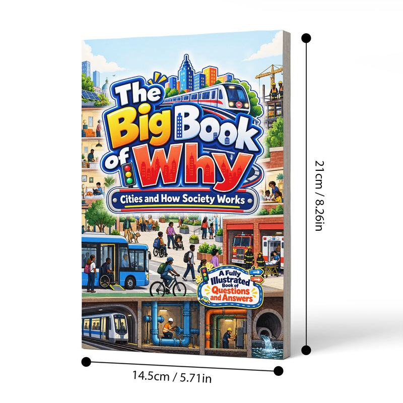 The Big Book of Why: Cities and How Society Works, Book 22 - front cover