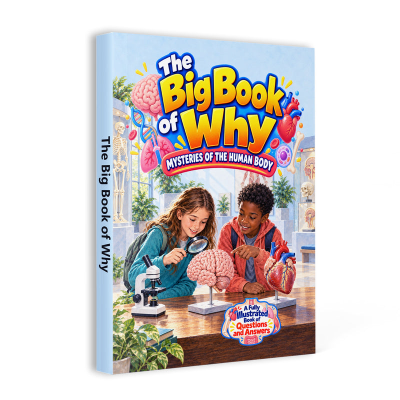 The Big Book of Why: Mysteries of the Human Body, Book 6 - front cover