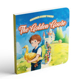 The Golden Goose classic fairy tale picture book cover for kids