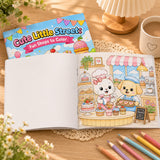 Wonderful Town Coloring Book, Volume 23 physical printed book product image 2, ISBN 9798904669942