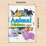 Grassland animal sticker activity book for kids with wild creatures