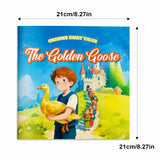 Children's Golden Goose fairy tale picture book for family reading and imagination
