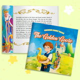 Grimm's Fairy Tales The Golden Goose Picture Book product image 5 showing printed book details for screen-free reading and learning