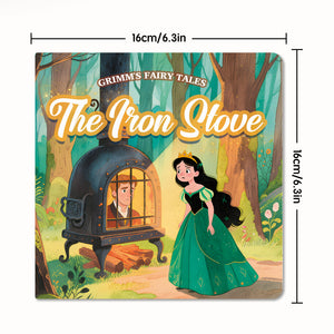 Front cover view of The Iron Stove Grimm storybook