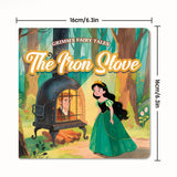 Front cover view of The Iron Stove Grimm storybook