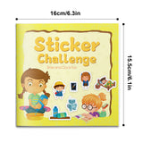 Time learning sticker activity book for kids with clock practice