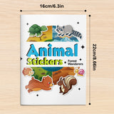 Woodland animal sticker activity book for kids with forest creatures
