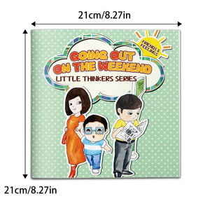 Family outing picture book for kids with everyday life learning