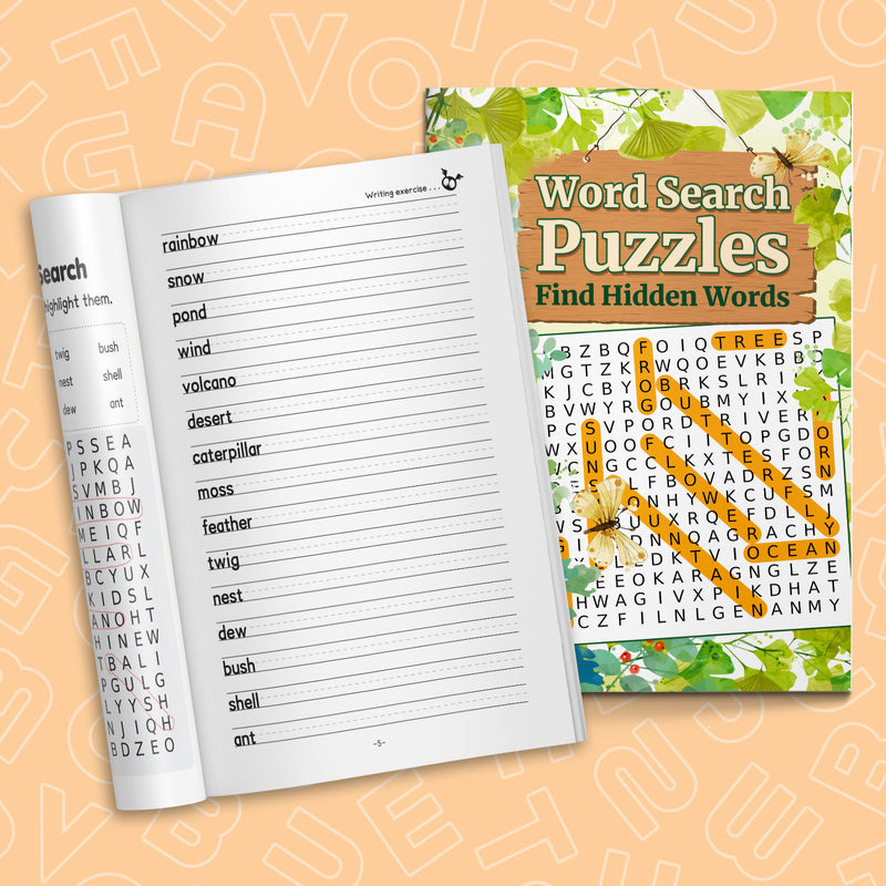 Word Search Puzzles: Find Hidden Words – Fun Brain Game for Kids