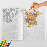 Chibi Halloween Line Art Coloring Book physical printed book product image 2, ISBN 9798904669393