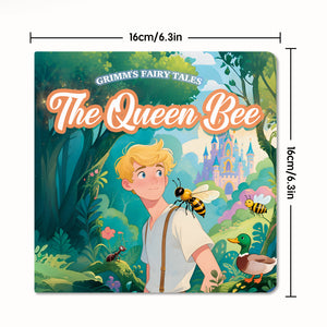 Front cover view of The Queen Bee Grimm storybook