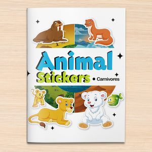 Animal Stickers Carnivores cover