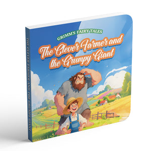 The Clever Farmer and the Grumpy Giant picture book cover for kids