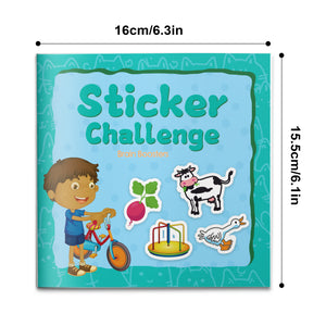 Thinking skills sticker activity book for kids with problem-solving games