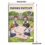 Sudoku Puzzles: Family Logic Activity 4-Book Set product image 7 showing printed book details for screen-free reading and learning